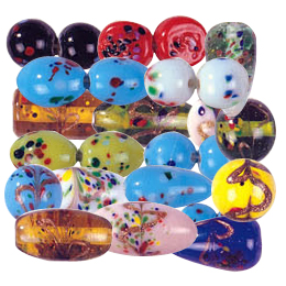 Glass Flakes Beads