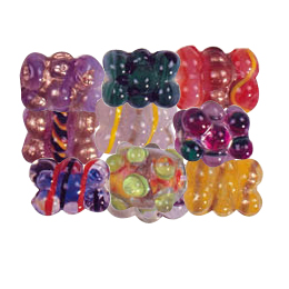 Glass powdery Beads