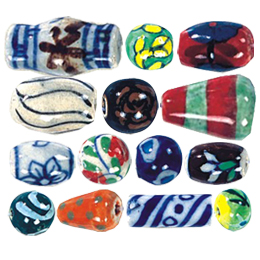 Porcelain Beads Hand painted Beads1