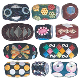 Decorated or Embellished Clay Beads5