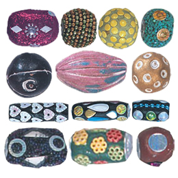 Embellished Clay Beads