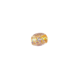 Color foiled furnace Glass Beads with Glitter 6901