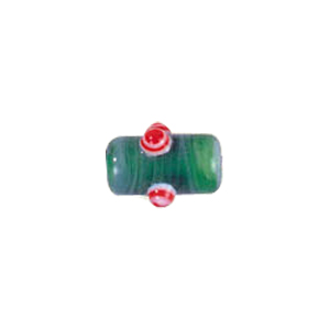 4 layer 2 color Bumpy Glass Beads 7584