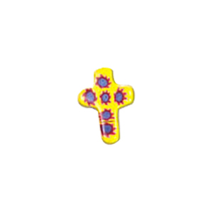 Venetian Flower Cross Pendants 8397