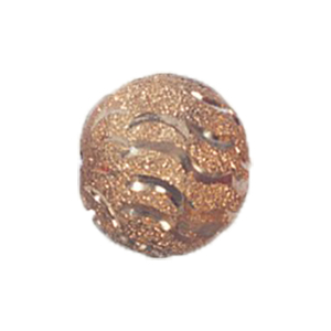 Hollow Engraved Fancy Metal Beads 17019