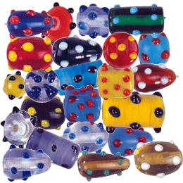 Bumpy raised dotted Beads