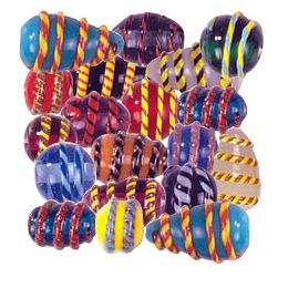 Twisted Raised Stripes Beads