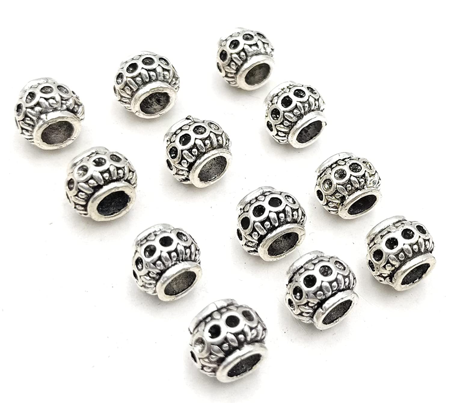 Metal Hollow Beads assortment