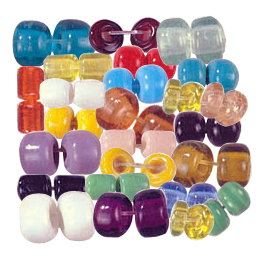 Donuts, Tile and Pony Glass Beads