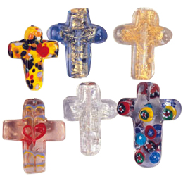 Cross Glass Pendants