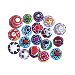 Chevron Mini Balls w or hole medium