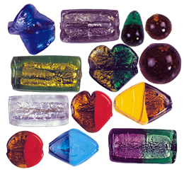 Decorative Glass Charms theme Fruits and Veggies