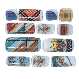 Printed Glass Beads