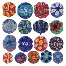 Designer Lampworked Glass Beads Handmade2