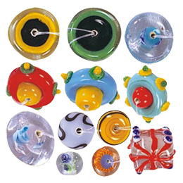 Designer Lampworked Glass Beads Handmade7