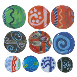 Designer Lampworked Glass Beads Handmade8