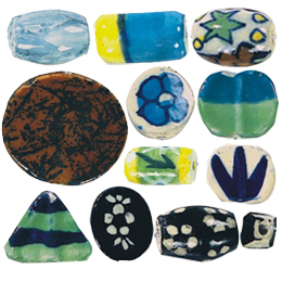 Porcelain Beads Hand painted Beads2