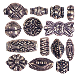Engraved or Etched Copper Beads