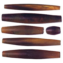Amber Natural Horn Beads