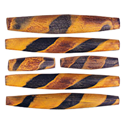 Yellow or Black Natural Horn Beads