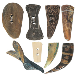 Horn Claw Button and Pendants2