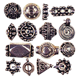 Sterling Silver Filigree Beads