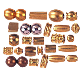 Solid Brass Beads
