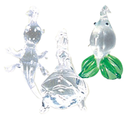 Glass Figurines Pendants