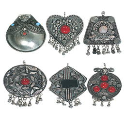 Sheet Metal Handmade Filigree Pendants w or danglers1