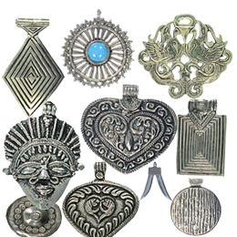 Metal Pendants Casted