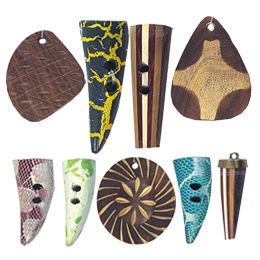 Natural Wood Pendants