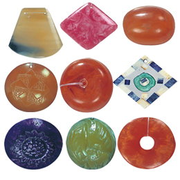 Resin Casted Pendants4