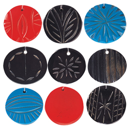 Resin Casted and Carved Pendants1