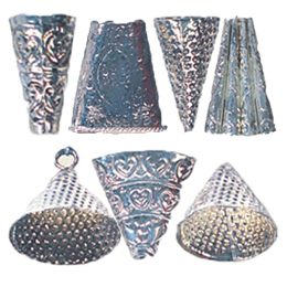 Hollow Metal Cone Beads stamped Metal sheet electroplated3
