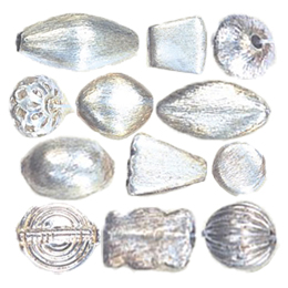 Handmade Brushed Copper Beads