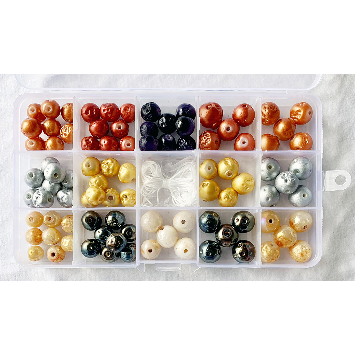 Lava and Natural Irregular Beads Kit