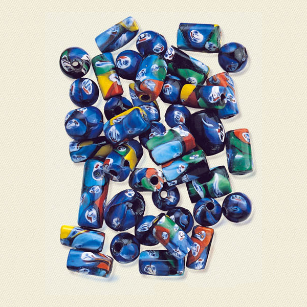 Face Venetian Glass Beads Mix 3009