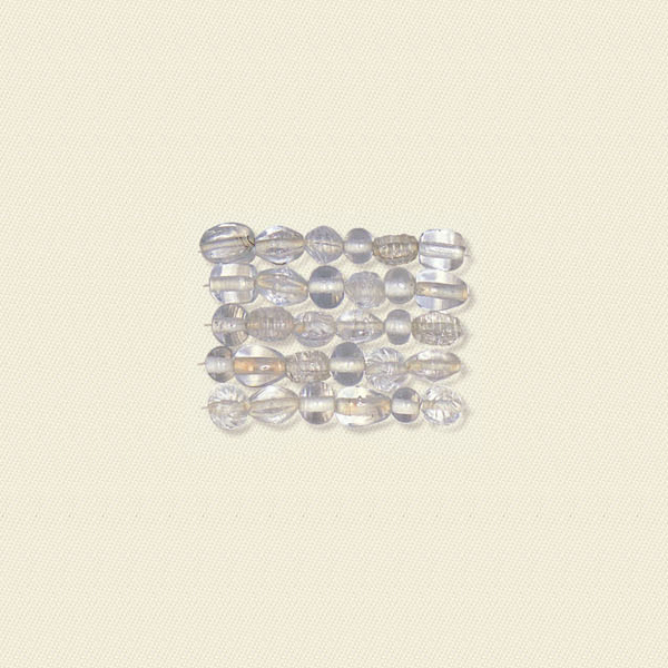 Basic Glass Beads Plain Clear Mix 3018