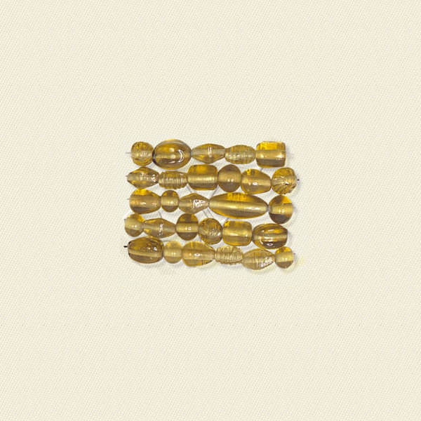 Basic Glass Beads Plain Amber Mix 3030