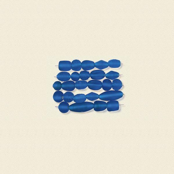 Basic Glass Beads Frost Denim Blue Mix 3035