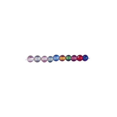 Threaded Drop Glass Beads 3289