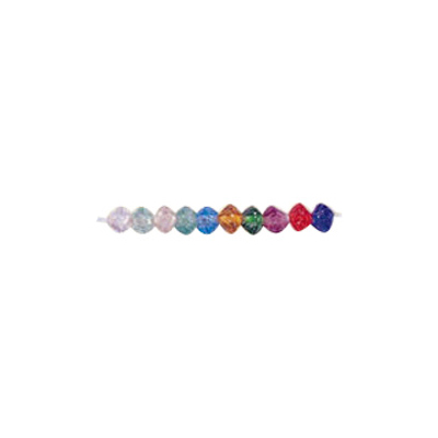 Faceted Bi cone Glass Beads 3307