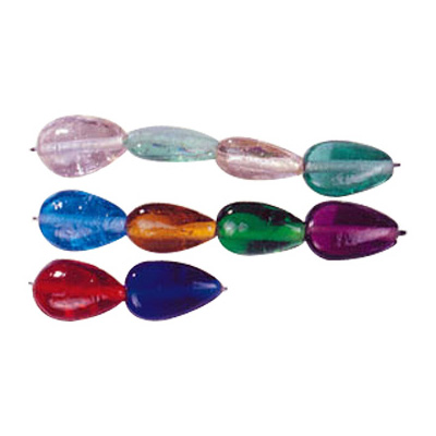 Flat Drop Glass Beads 3328