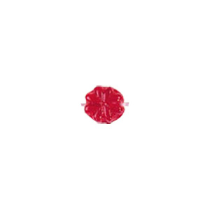 Flower and Figurine Shaped Pressed Glass Beads 3143
