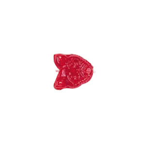 Flower and Figurine Shaped Pressed Glass Beads 3147
