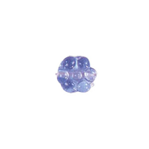 Flower and Figurine Shaped Pressed Glass Beads 3173