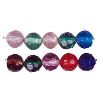 Faceted Diamond Glass Beads 3218