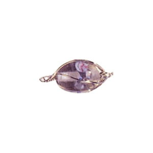 Wire Caged Glass Beads 3380