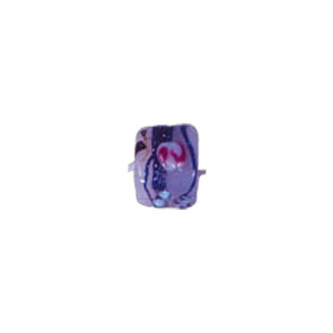 2 tone 50 or 50 Blue Stone Stringer Lampwork Glass Beads 3472