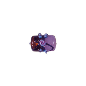 2 tone 50 or 50 Blue Stone Stringer Lampwork Glass Beads 3478